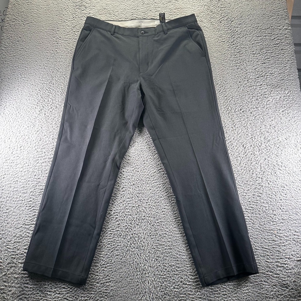 Greg Norman Pant Mens 38x30 Black Polyester Golf Performance Straight Stretch